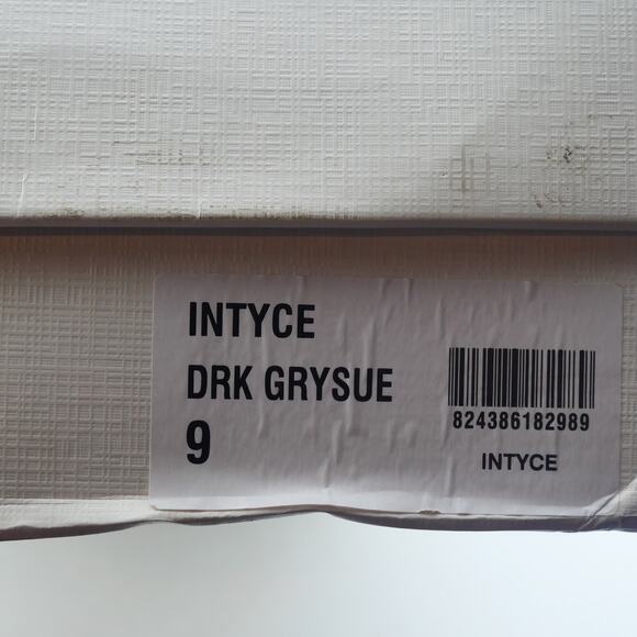 NEW Steve Madden Women's 9 Intyce Tall Wedge Boots Dark Gray Suede - Picture 10 of 10